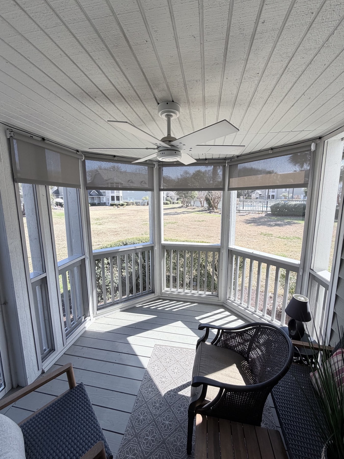 Exterior sun shades in Kingston Plantation
